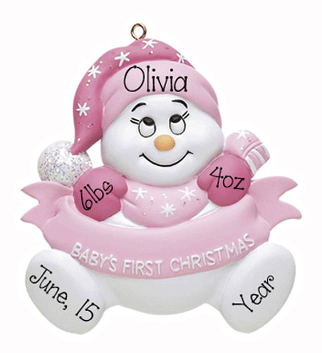 Snow Baby Ornament, My Personalized Ornaments