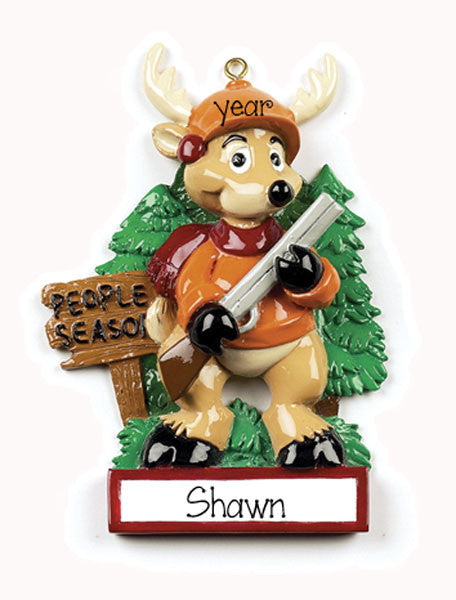 DEER HUNTER/Personalized Ornament