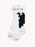 Wedding Tux and Dress Ornament, My Personalized Ornaments