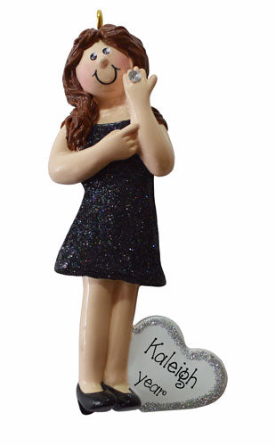 ENGAGEMENT "I GOT THE RING" Ornament