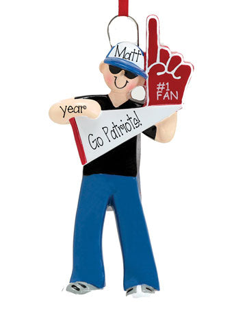 MALE #1 FAN ORNAMENT