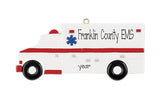 AMBULANCE, MEDIC, MY PERSONALIZED ORNAMENTS