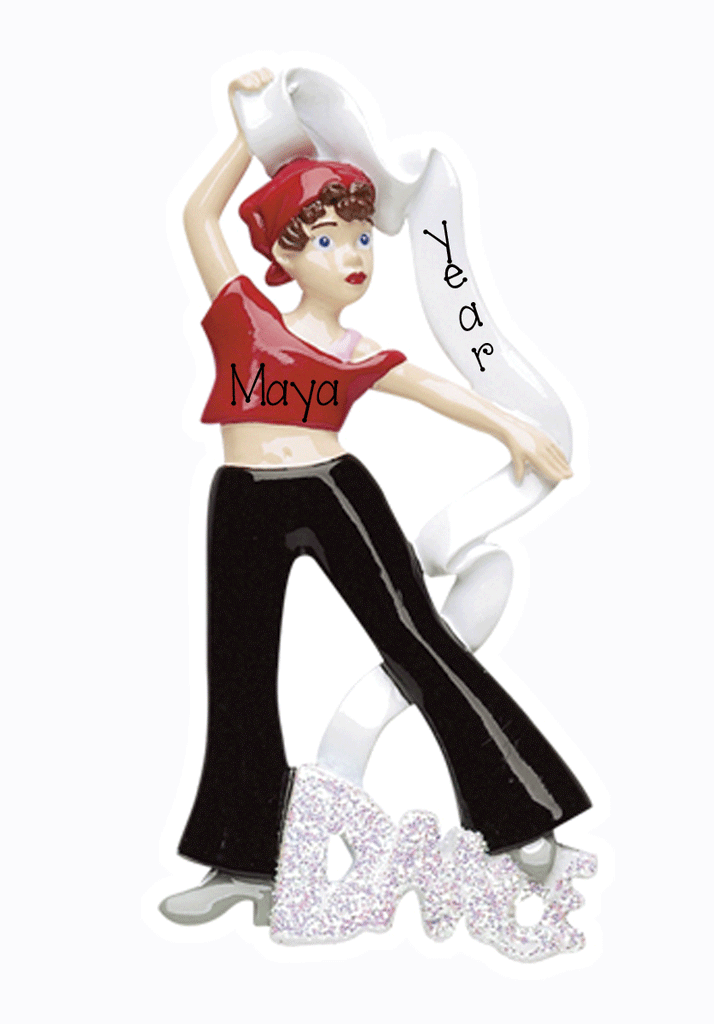 Dance~Personalization Christmas Ornament