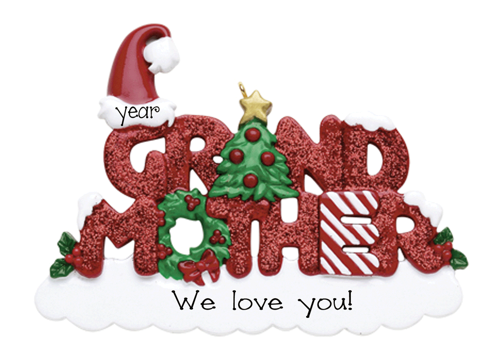 Grandmother~Personalized Christmas Ornament