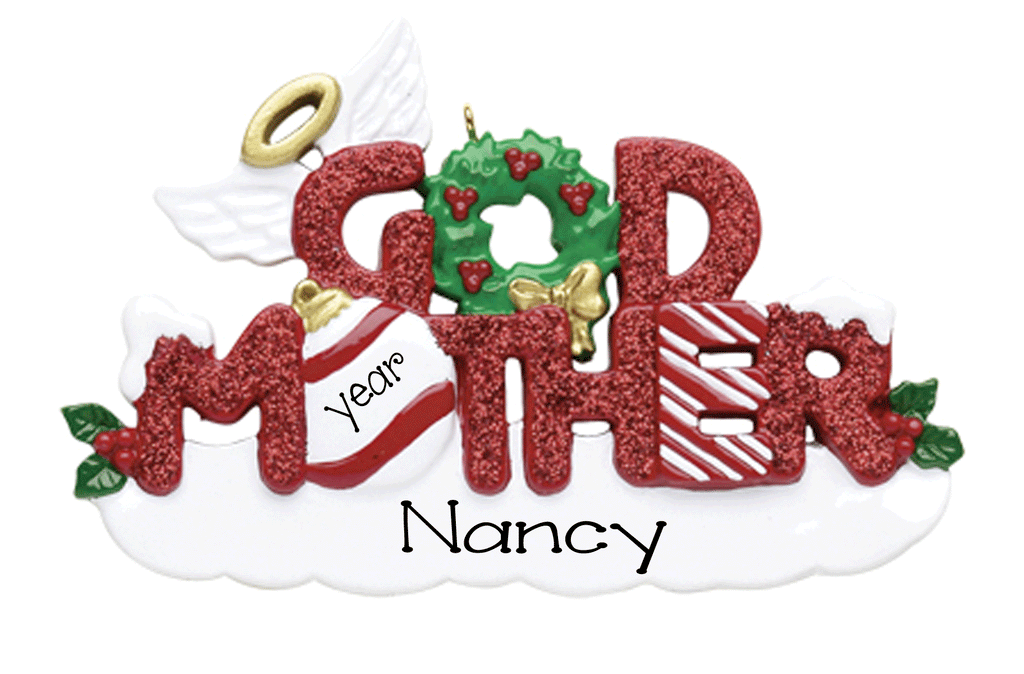 Godmother-Personalized Ornament