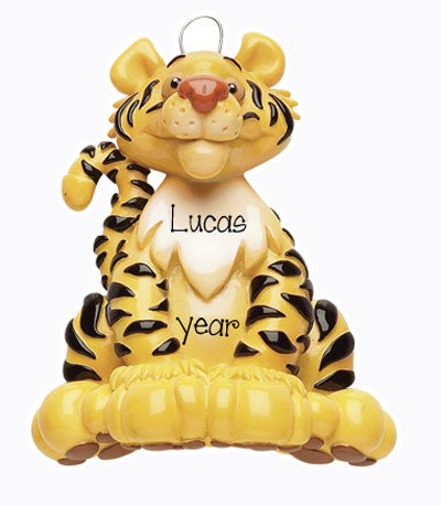 Personalized "TIGER" Ornament