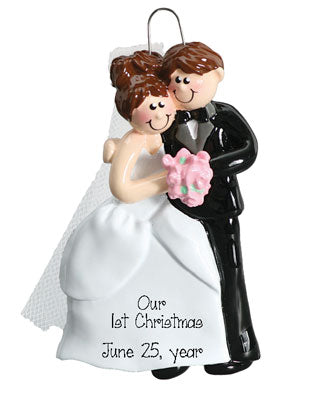 JUST MARRIED COUPLE 1st CHRISTMAS Ornament