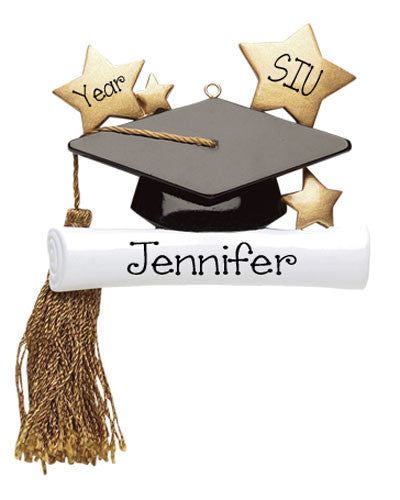 GRADUATION Cap~Personalized Christmas Ornament