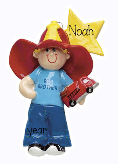 Personalized "BIG BROTHER" Ornament