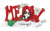 MEOW CAT ORNAMENT, MY Personalized Ornaments