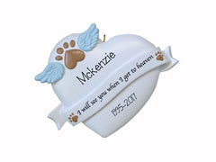 In Loving memory of PETS, I WILL SEE YOU WHEN I GET TO HEAVEN / MY Personalized OrnamentS