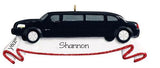 Fancy Black LIMOUSINE~Personalized Christmas Ornament