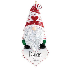Gnome ~ Personalized Christmas Ornament