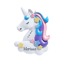 UNICORN-Personalized Christmas Ornament
