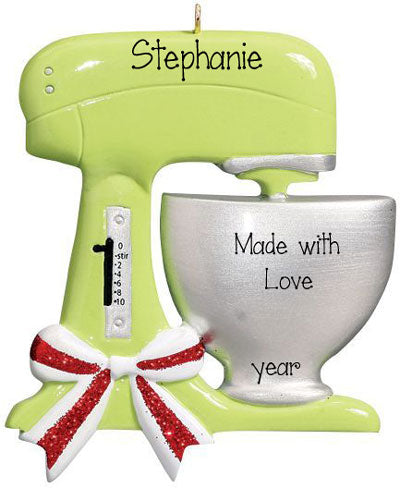 ELECTRIC MIXER w/ BOWL~Personalized Christmas Ornament