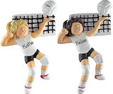 Female Volleyball Player Brunette ~ Personalized Christmas Ornament - My Personalized Ornaments