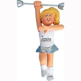 BATON TWIRLER BLONDE ORNAMENT, My Personalized Ornaments