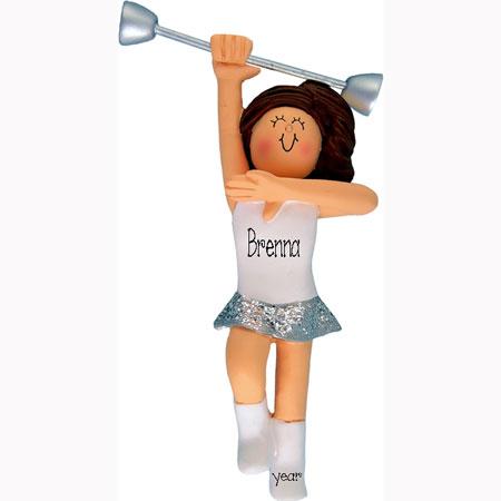 BATON TWIRLER Ornament (brunette)