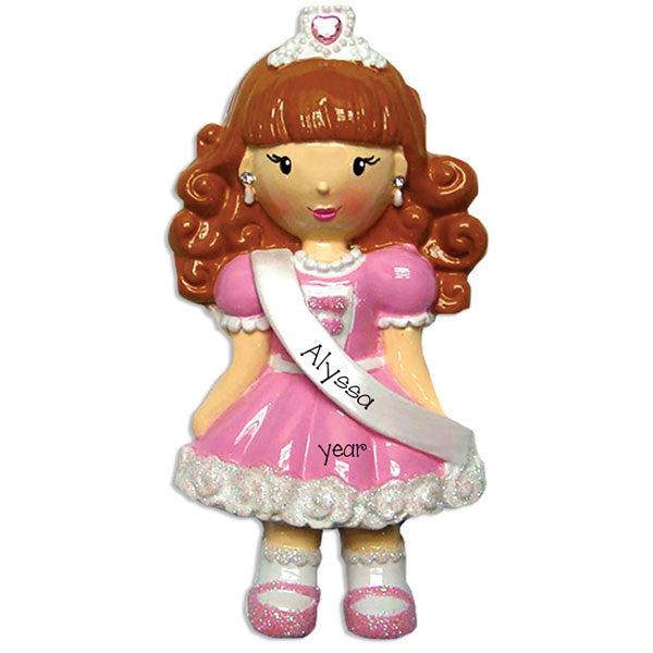 PAGEANT / PRINCESS - Personalized Ornament