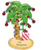 PALM TREE/ MEXICO / HONEYMOON / MY PERSONALIZED ORNAMENTS