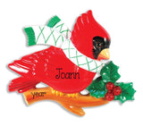 CARDINAL ON A BRANCH ORNAMENT / MY PERSONALIZED ORNAMENT