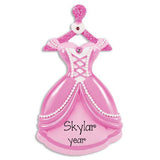 PINK PRINESS GOWN / MY PERSONALIZED ORNAMENTS