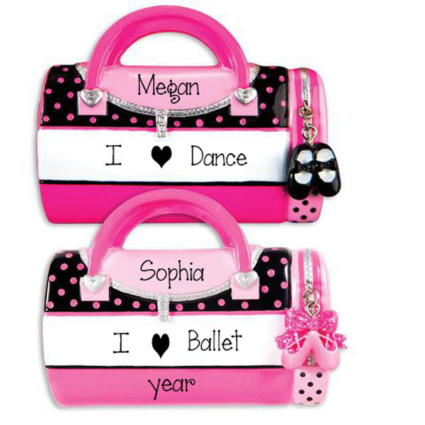 DANCE or BALLET - Personalized Ornament