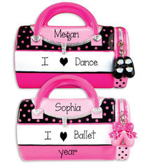DANCE OR BALLET BAG / MY PERSONALIZED ORNAMENTS