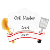 GRILL MASTER / DAD ORNAMENT/ MY PERSONALIZED ORNAMENTS