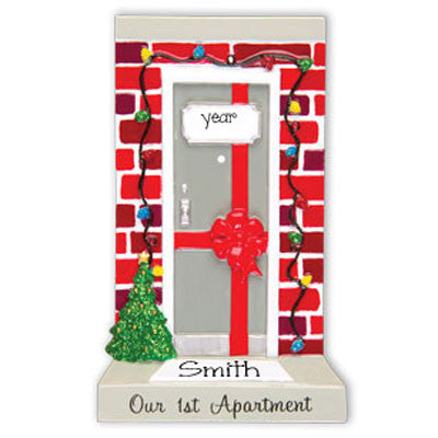Our 1st Apartment ~ Personalized Christmas Ornament