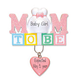 Mom to be, my personalized ornaments