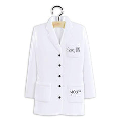 LAB COAT / DOCTOR / DENTIST/ LAD TECHNICIAN / MY PERSONALIZED ORNAMENT