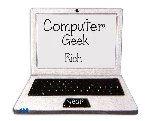 LAP TOP COMPUTER  - Personalized Ornament