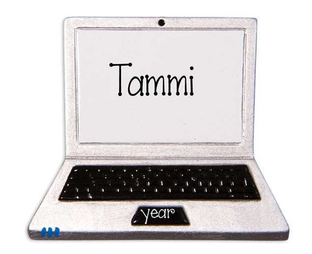 LAPTOP COMPUTER - Personalized Ornament