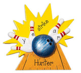 BOWLING BALL, PINS AND LANE / MY PERSONALIZED ORNAMENTS