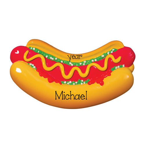 HOT DOG - Personalized Ornament