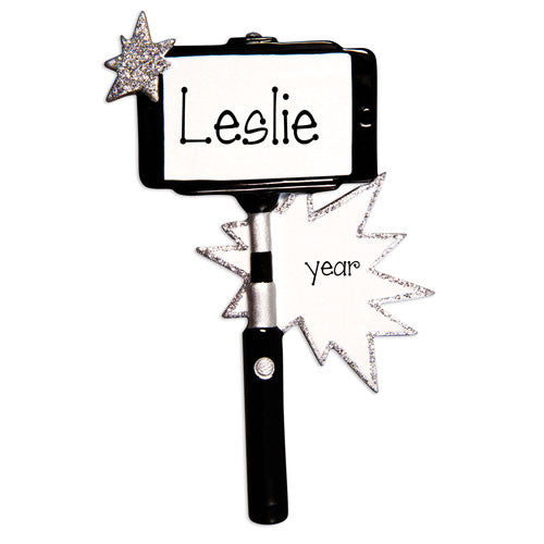 SELFIE STICK - Personalized Ornament