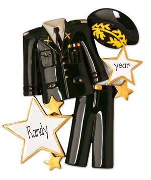 Air Force Dress Uniform-Personalized Christmas Ornament
