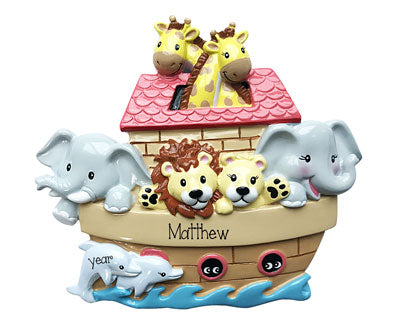 NOAH'S ARK Personalized Ornament