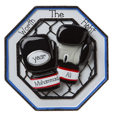 Personalized 3-Dimensional Boxing Ornament