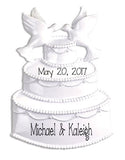 wedding cake / my Personalized Ornaments