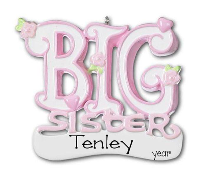 BIG SISTER - Personalize Ornament