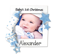 Baby Boy Picture Frame My Personalized Ornaments