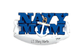 Navy Mom Ornament, My Personalized Ornaments