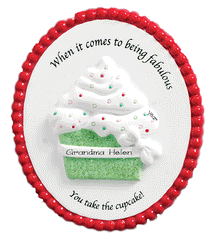 You Take The Cupcake! My Personalized Ornaments