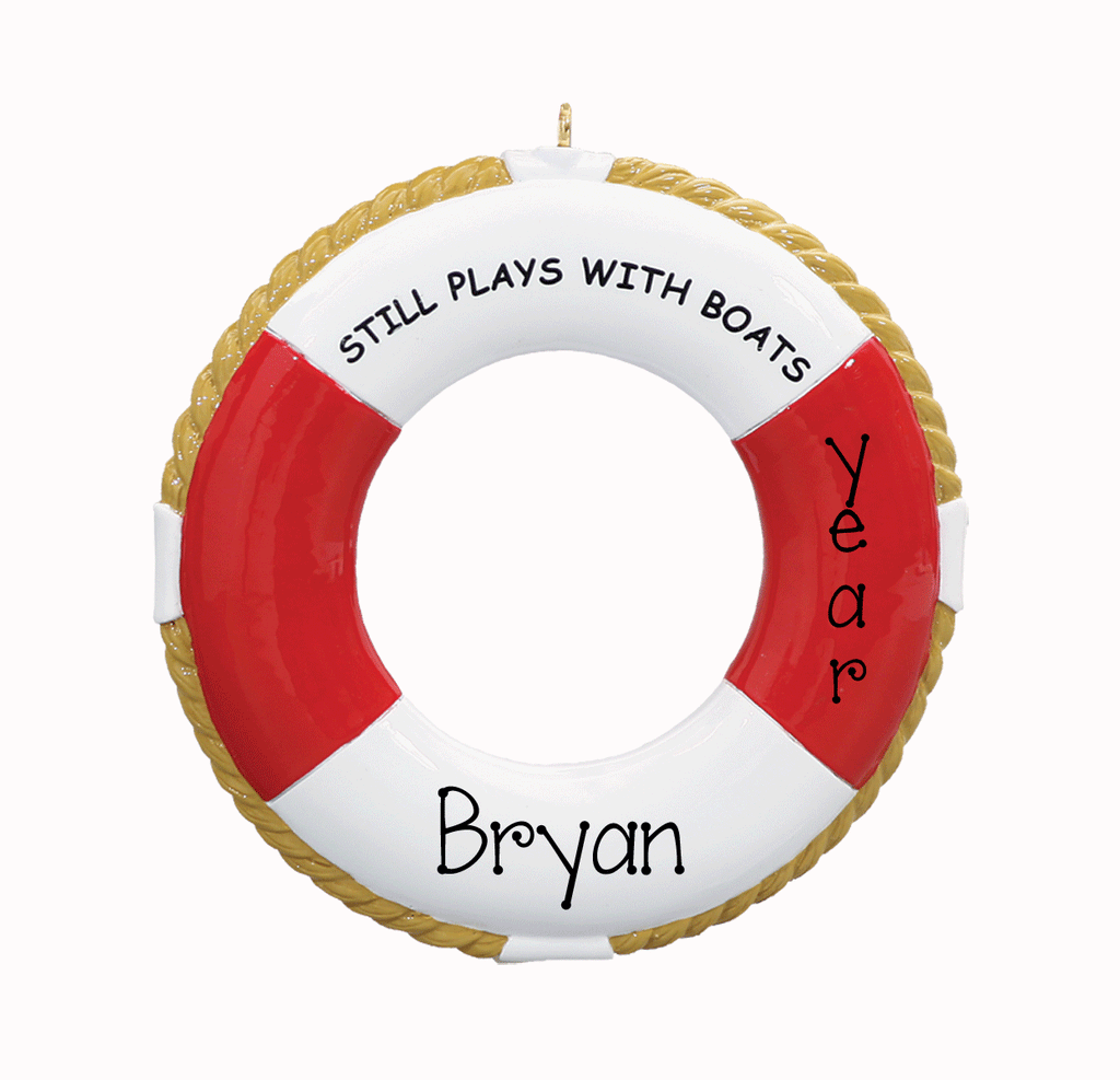 Life Preserver-Personalize Ornament