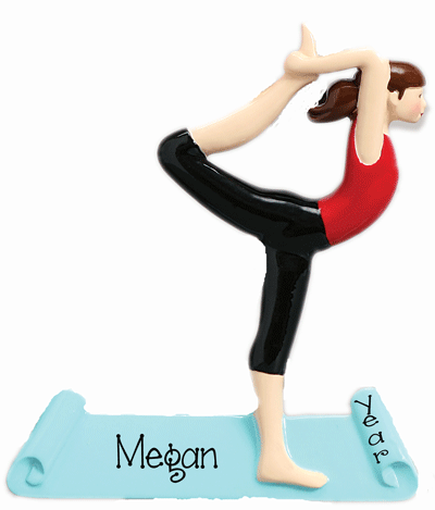 Yoga  ~Personalized Christmas Ornament