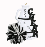 Black Cheer Megaphone My Personalized Ornaments