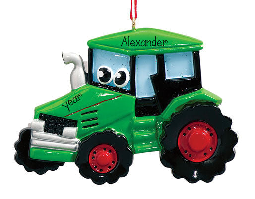 FARMING GREEN COMBINE - Personalized Ornament