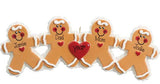 4 gingerbread for Grandkids, Family of 4,or Friends ORNAMENT / MY PERSONALIZED ORNAMENTS